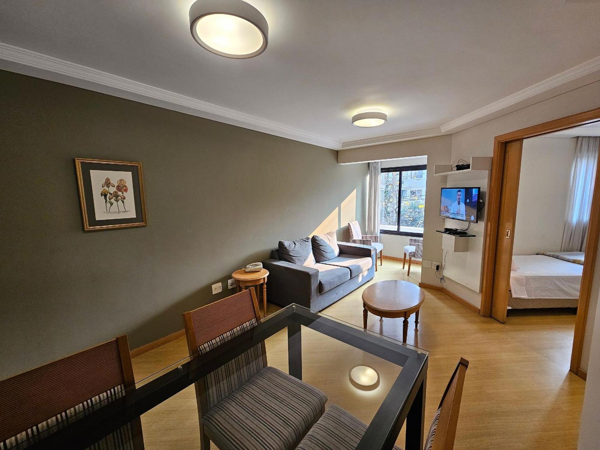 Flat Apart-Hotel Com Dois Quartos E Dois Banheiros 圣保罗 外观 照片